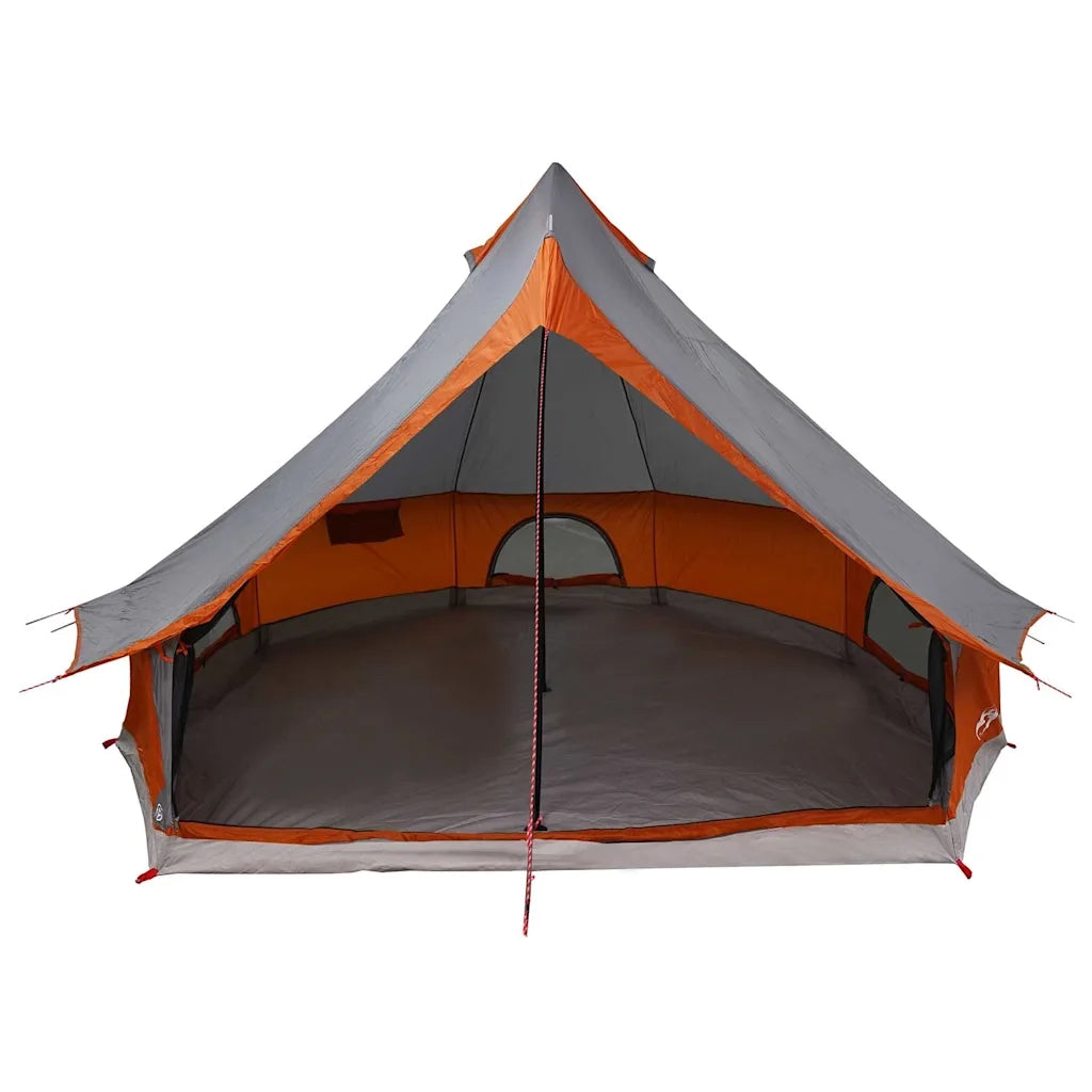 Tenda Tipi Grigio e arancione 400 x 346 x 250 cm taffetà 42000980