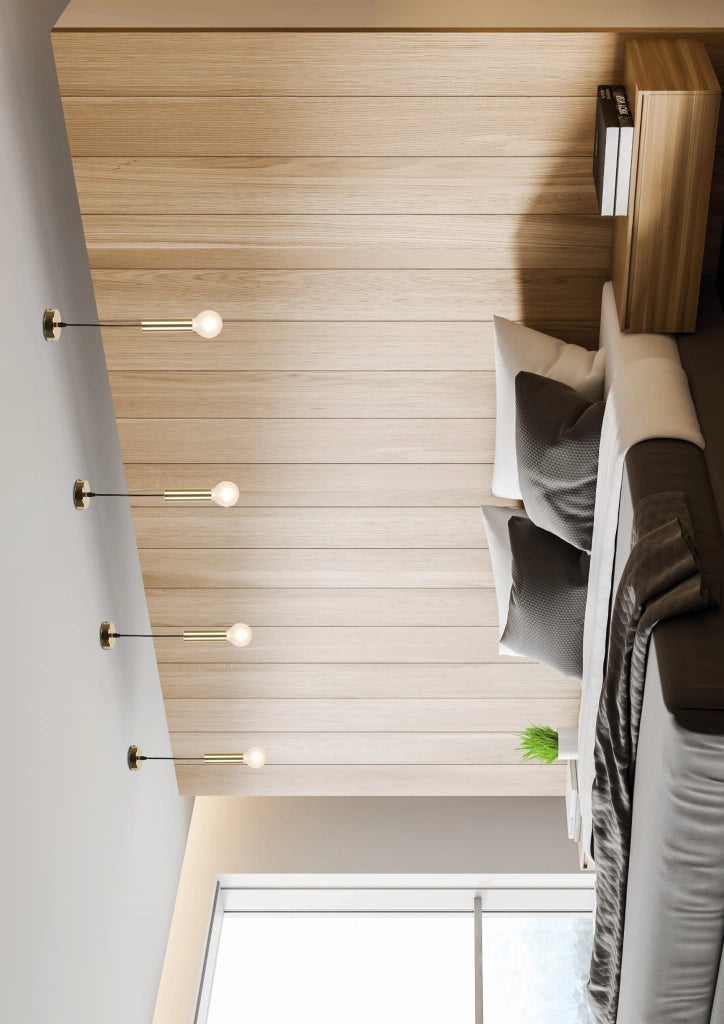 Candellux Dallas lampada a sospensione oro metallo Ø90 E27