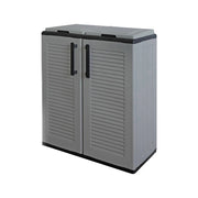 Contenitore per Rifiuti Alfred, Pattumiera Capacità 220 (110 per Sacco) Made in Italy, 68x37x84h cm Grigio