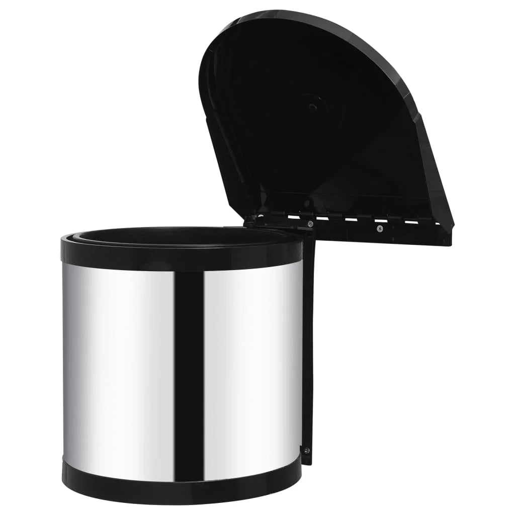 Pattumiera da cucina integrata in acciaio inox 8 litri 02_0006084