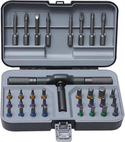 Set di chiavi magnetiche 33 in 1 con funzione di rattrapante e estensione - per elettronica - computer - telefono - bicicletta - DIY