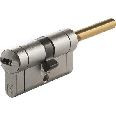 CILINDRO SAGOMATO CHAMPIONS PR HAND POMOLO MOTTURA  CROMO SATINATO CHIAVI 5+1 MM 62 31+31
