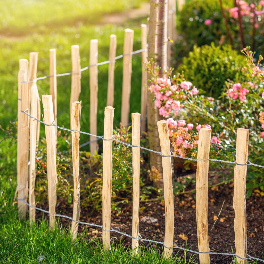 Recinzione protettiva avvolgibile KADAX Hazel Stacket Fence per giardino, 500x80 cm, 7-9 cm.