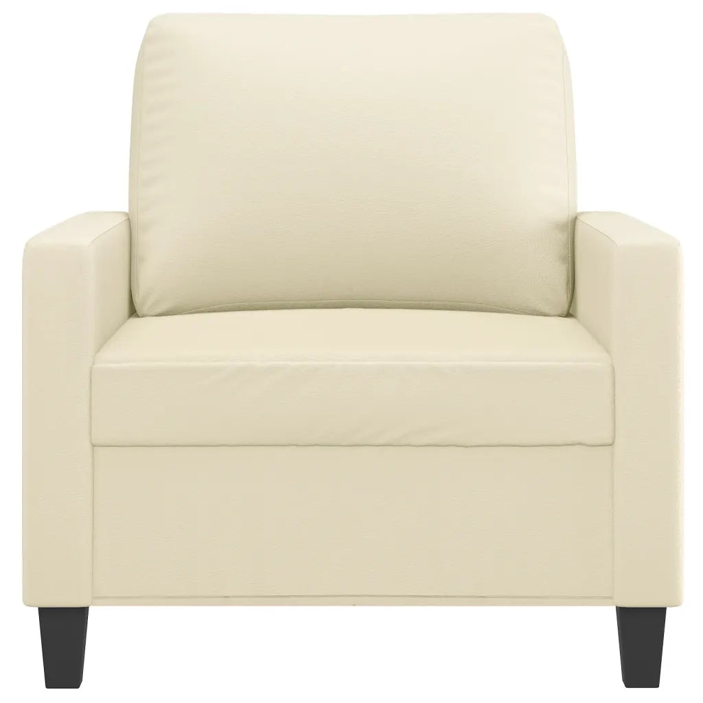 Poltrona Crema 60 cm in Similpellecod mxl 126774