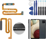 Tasto di potenza ON Off cavo flessibile per Samsung Galaxy A12 SM-A125U SM-A125F - componente di ricambio con strumenti - riparazione - contenuto.