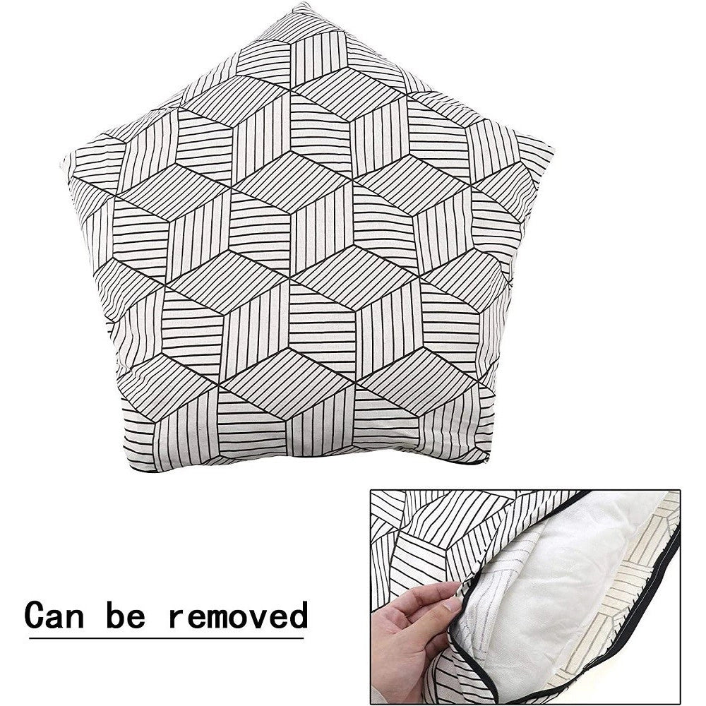 Trade Shop - Tepee Letto Cuscino Lavagna Rimovibile Lavabile Portatile Per Animali 50x50x70cm -