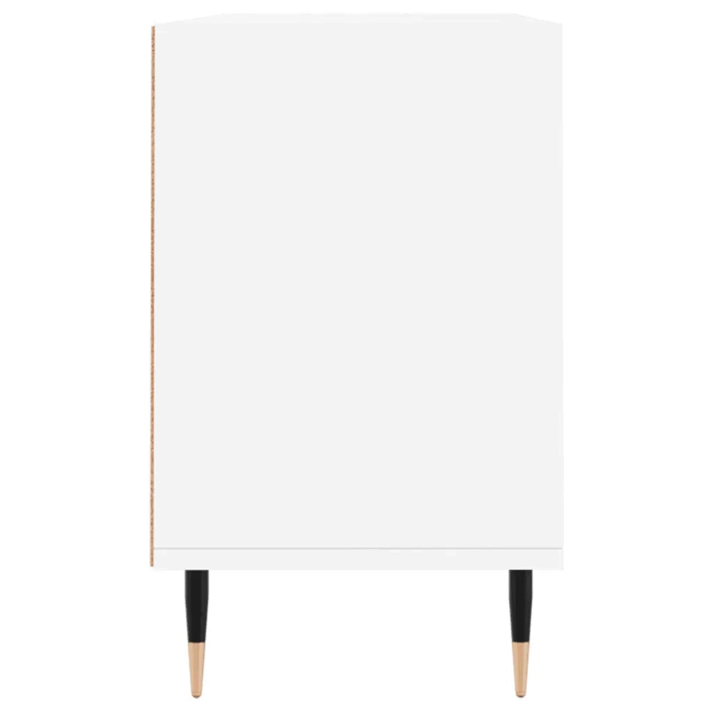 Mobile Porta TV Bianco 103,5x30x50 cm in Legno Multistrato 826980