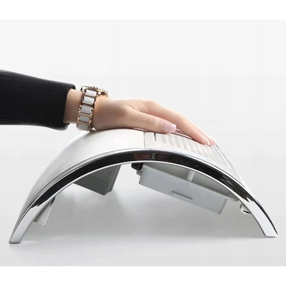 Trade Shop - Aspirapolvere Professionale Per Unghie 40 W Aspiratore Per Manicure Pedicure Bianco -