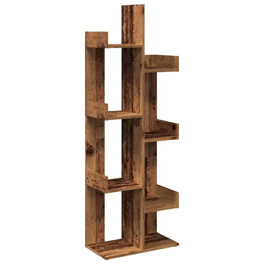 vidaXL Libreria Legno Antico 48x25,5x140 cm in Legno Multistrato