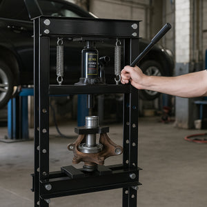 Pressa idraulica da officina 20t Black Edition Pressa a telaio per cuscinetti