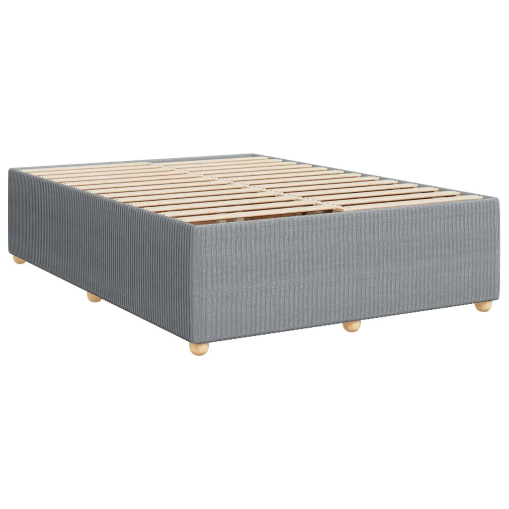Letto box spring con materasso Grigio Chiaro 160 x 200 cm 3451510