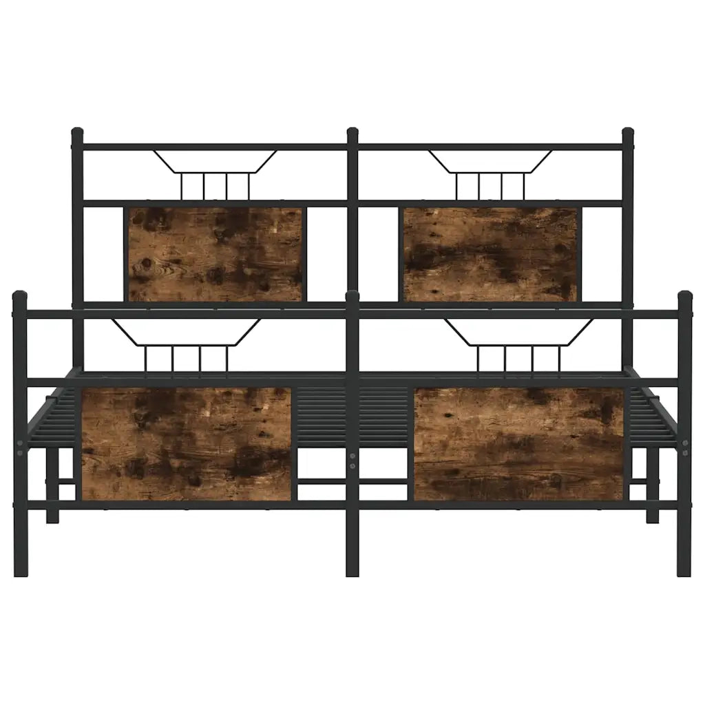 Giroletto senza Materasso Rovere Fumo 137x190 cm in Truciolato 4106760