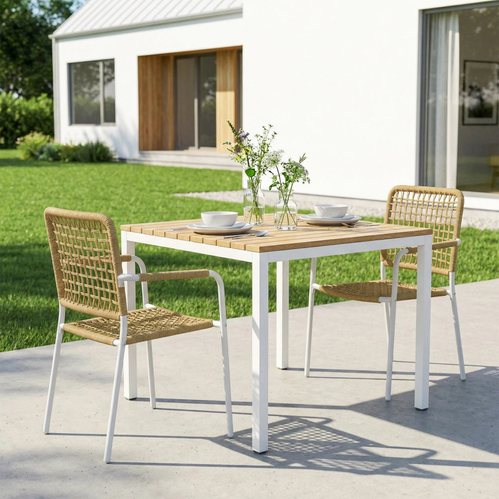 Sedia da pranzo con braccioli ¨C zephmum ¨C giallo 55x57x82