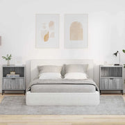 Armadio da Notte 2 pcs Grigio sonoma 49 x 36 x 61 cm