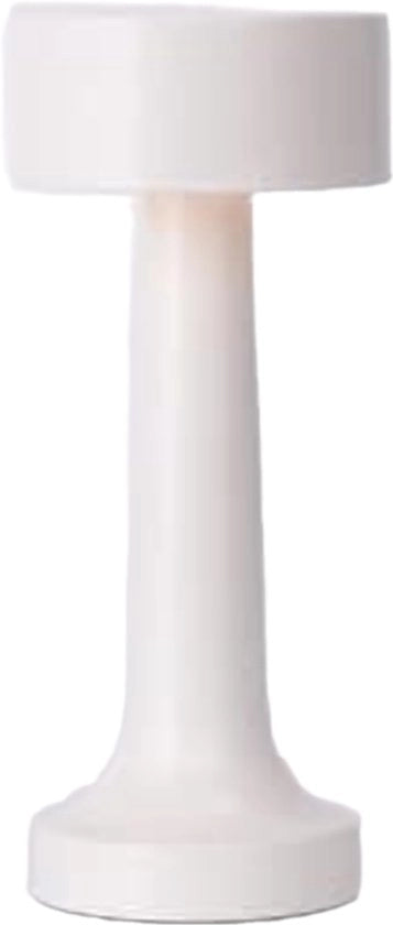 Lampada da Tavolo Senza Fili - Lampada Ricaricabile per Interno ed Esterno - Luce Bianco Caldo & Protezione IP44 - Bianco