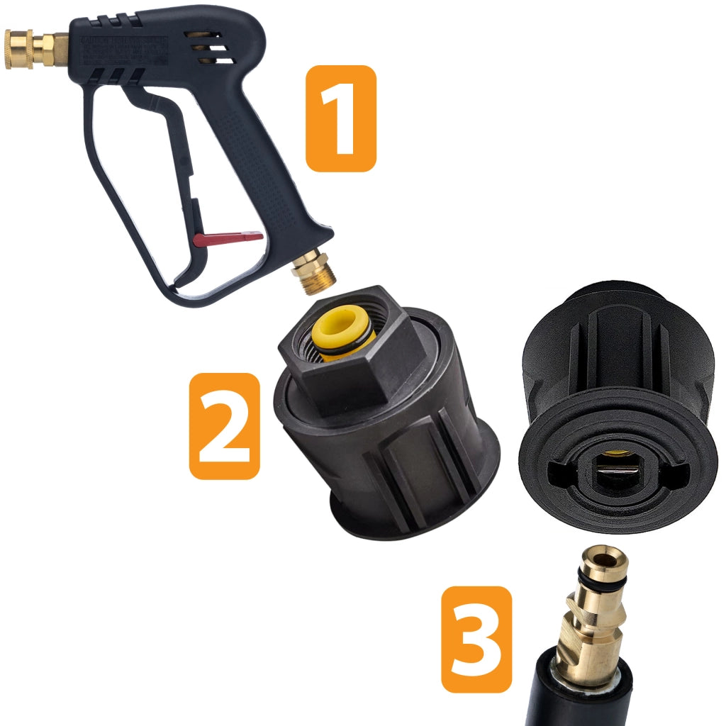 Adattatore per Tubo Alta Pressione – Compatibile con Idropulitrici Kärcher K2-K7