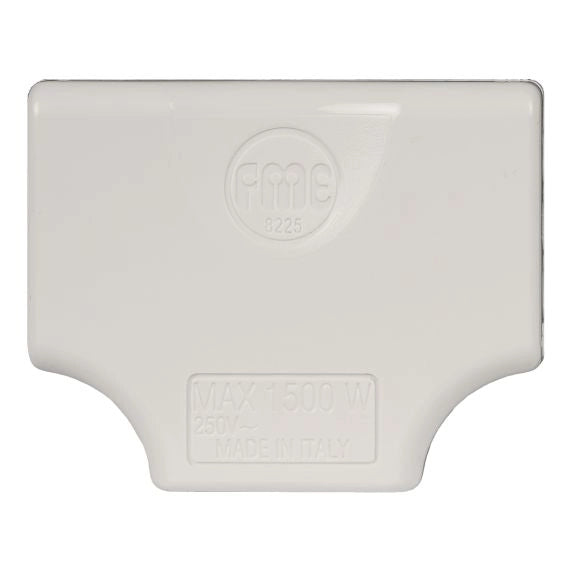 Adattatore Triplo Piatto 2 Poli + Terra 10A Bianco 82250 Fanton 4 Pezzi