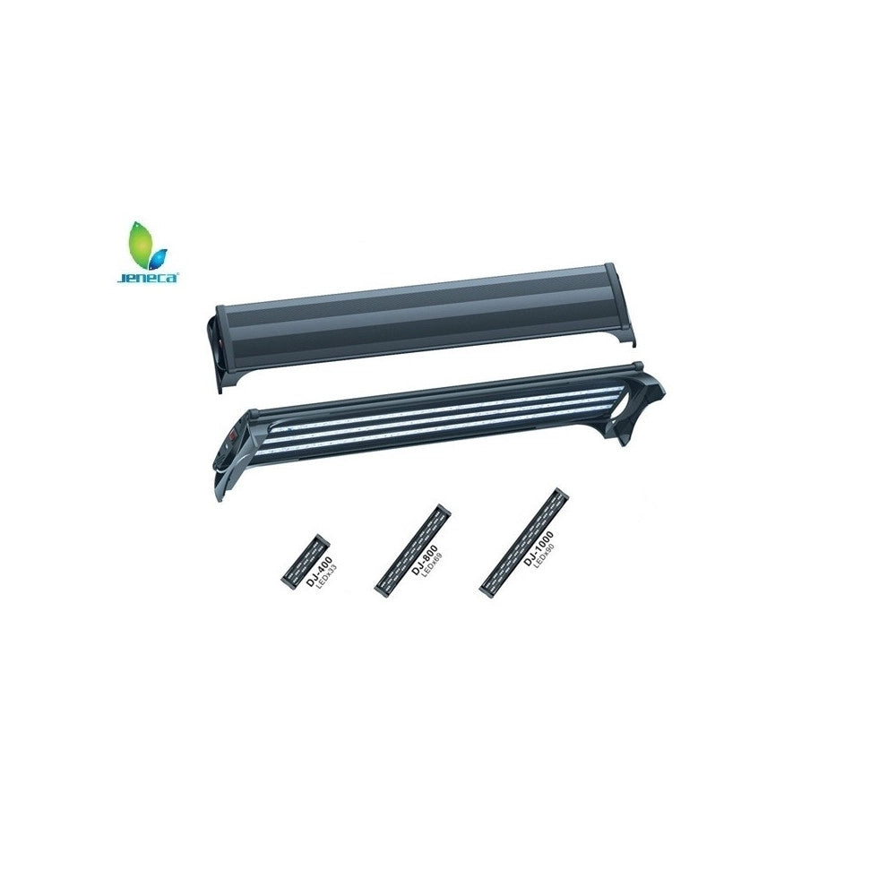 Trade Shop - Lampada Jeneca Dj-400 Luce Plafoniera Hq 33 Led Per Acquario Bordo Vasca 7.5w -