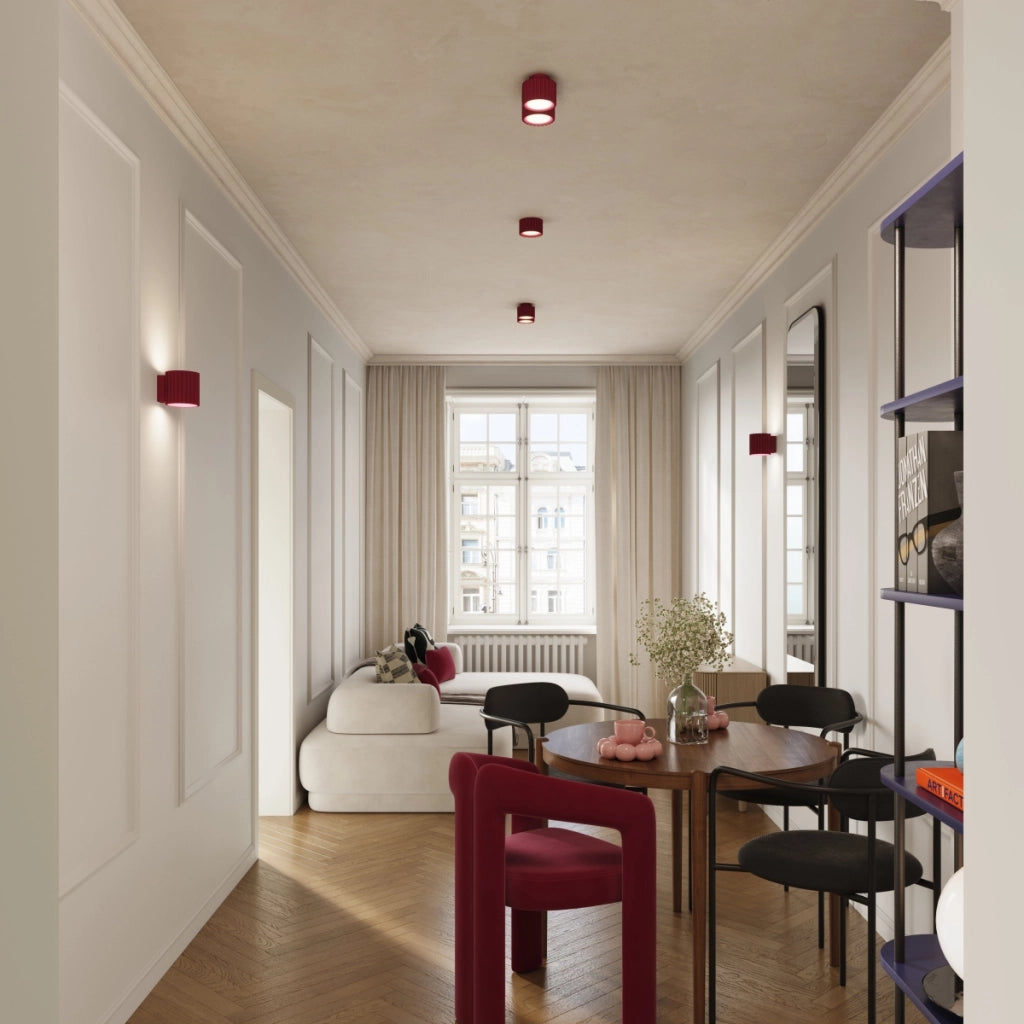 Lampada da soffitto AURA 2 bordeaux Gx53