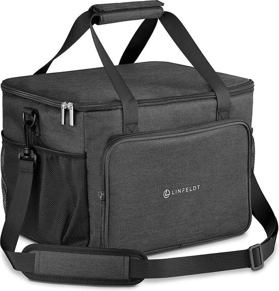 Zak da 15 litri - tas a strisce inclinata e contenitore refrigerato | sacco grande - sacco da picnic a strisce inclinata | borse da picnic borse termiche borse da pranzo sacco da auto