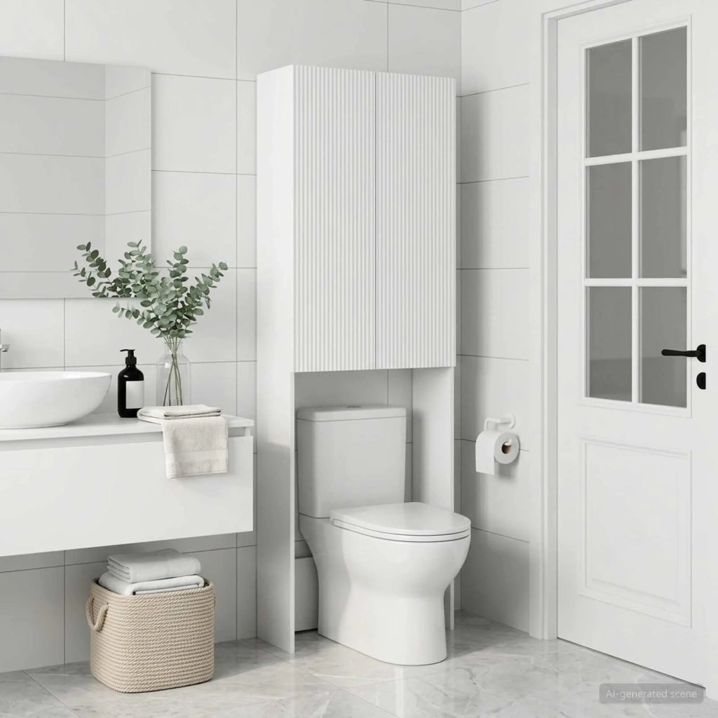 Mobile Bagno ARNHEM Bianco 66 x 25,5 x 190 cm 896695