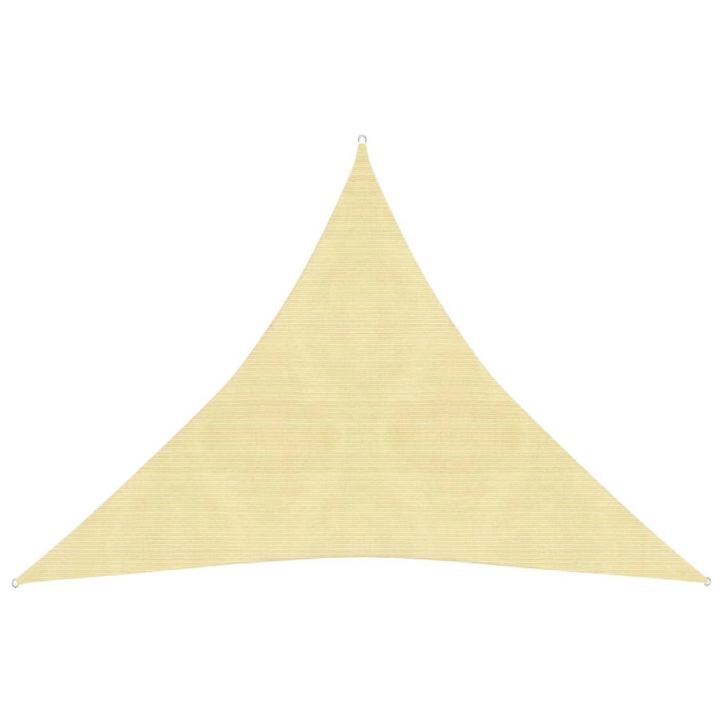 Vela ombreggiante/ombrellone 160 g/m² 4,5 x 4,5 x 4,5 m HDPE marrone 02_0009162