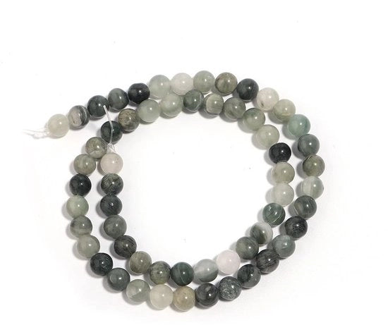 Kralen in forma di perle - Rondi in acciaio - 10 mm - Adatti per gioielleria fai da te - Colore verde