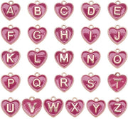 Lettere in Orologio A-Z - 26 pezzi - Accessori in Ottone - Leggero - Creare Gioielli - Alta Qualità