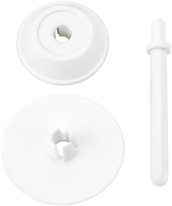 Set di cappe per spool in acciaio - Accessorio per macchina da cucire - 3 pezzi - Compatibile con macchine da cucire Janome e Singer