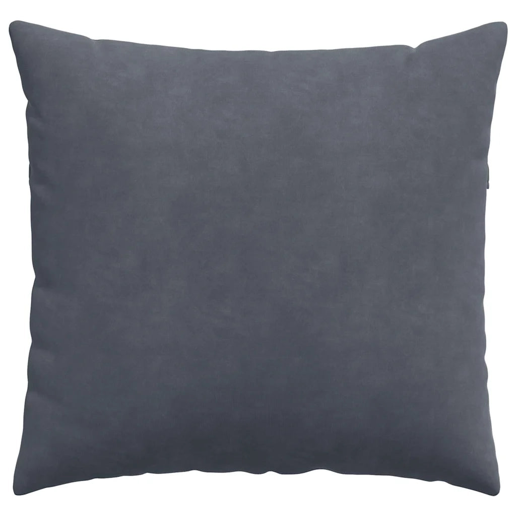 Cuscini da Divano 2 pz-Set di 2 Cuscini per Sofa Grigio scuro 50 x 50 cm 132783