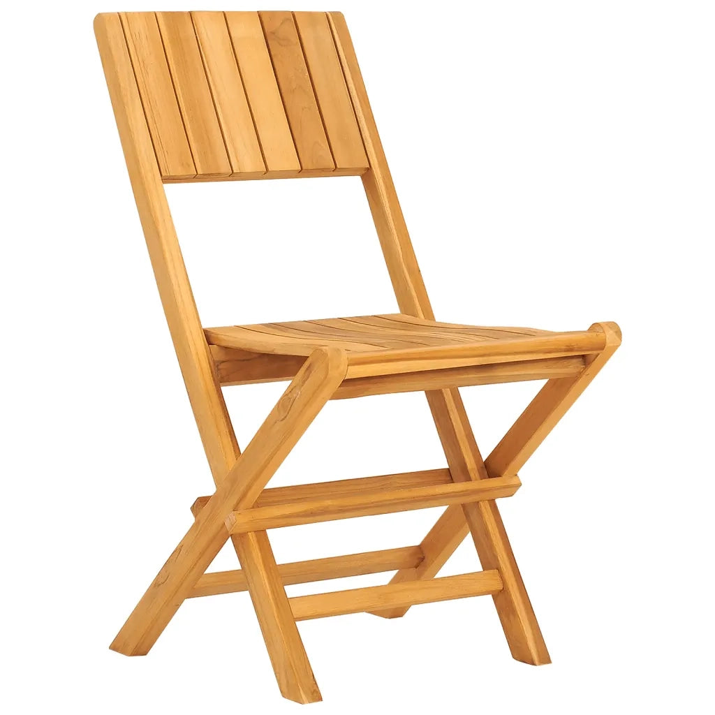 Set da Pranzo per Giardino 5 pz in Legno Massello di Teak 3155029