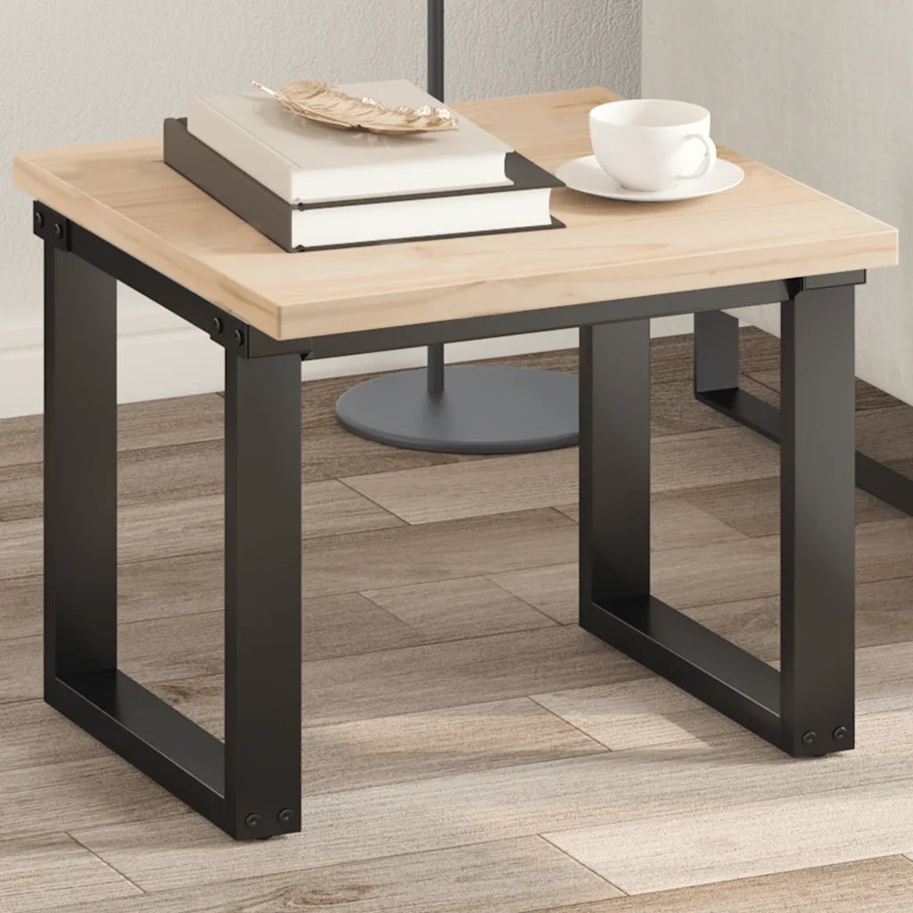 Piano per Tavolo | Superficie Tavolo | Piano Scrivania 50x50x2,5 cm Quadrato Legno Massello di Pino