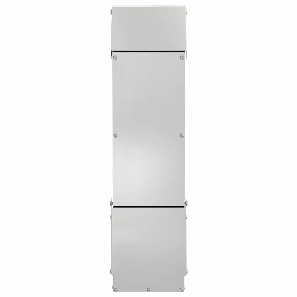 Feeder per pollo Argento 13 x 12 x 51 cm Acciaio zincato