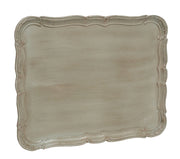 Biscottini Vassoio in legno finitura verde salvia Made in Italy