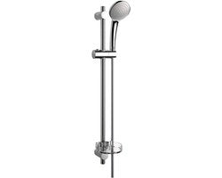 Combinazione doccia a muro - Set doccia - Doccia rinfrescante - Incluso materiale di fissaggio - 72,4 cm - Cromo