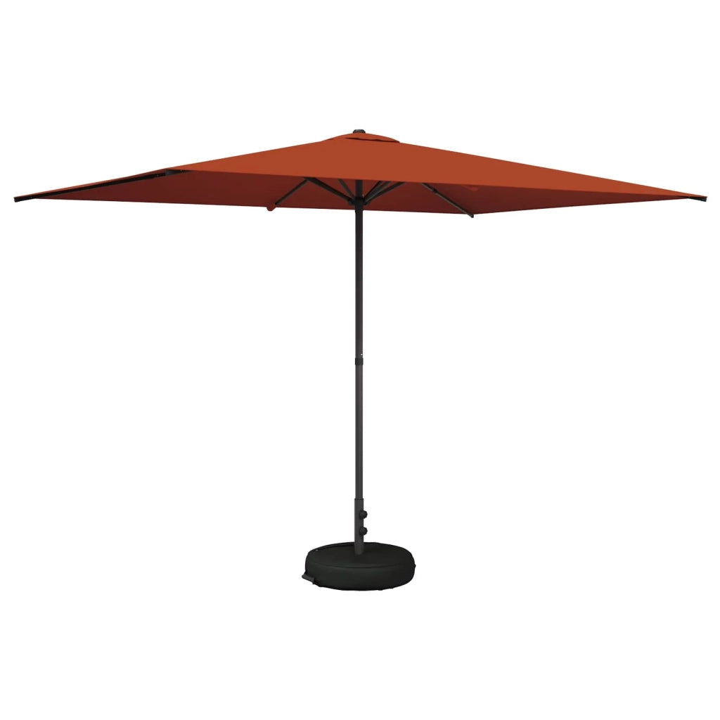 Parasole da Giardino con Base 200 x 300 cm Poliestere 42036207
