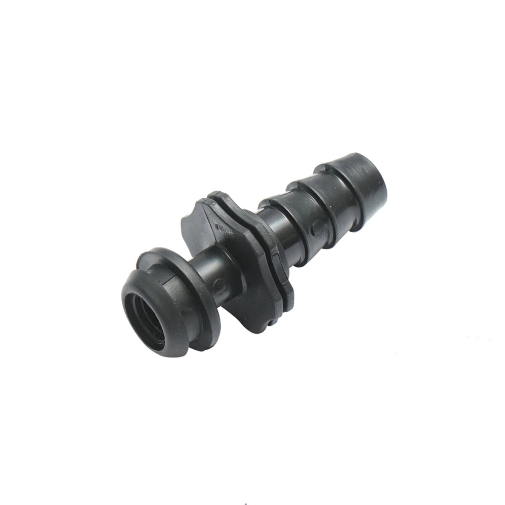 Connettore per linea di tubo di gocciolamento D20mm per sistemi di irrigazione