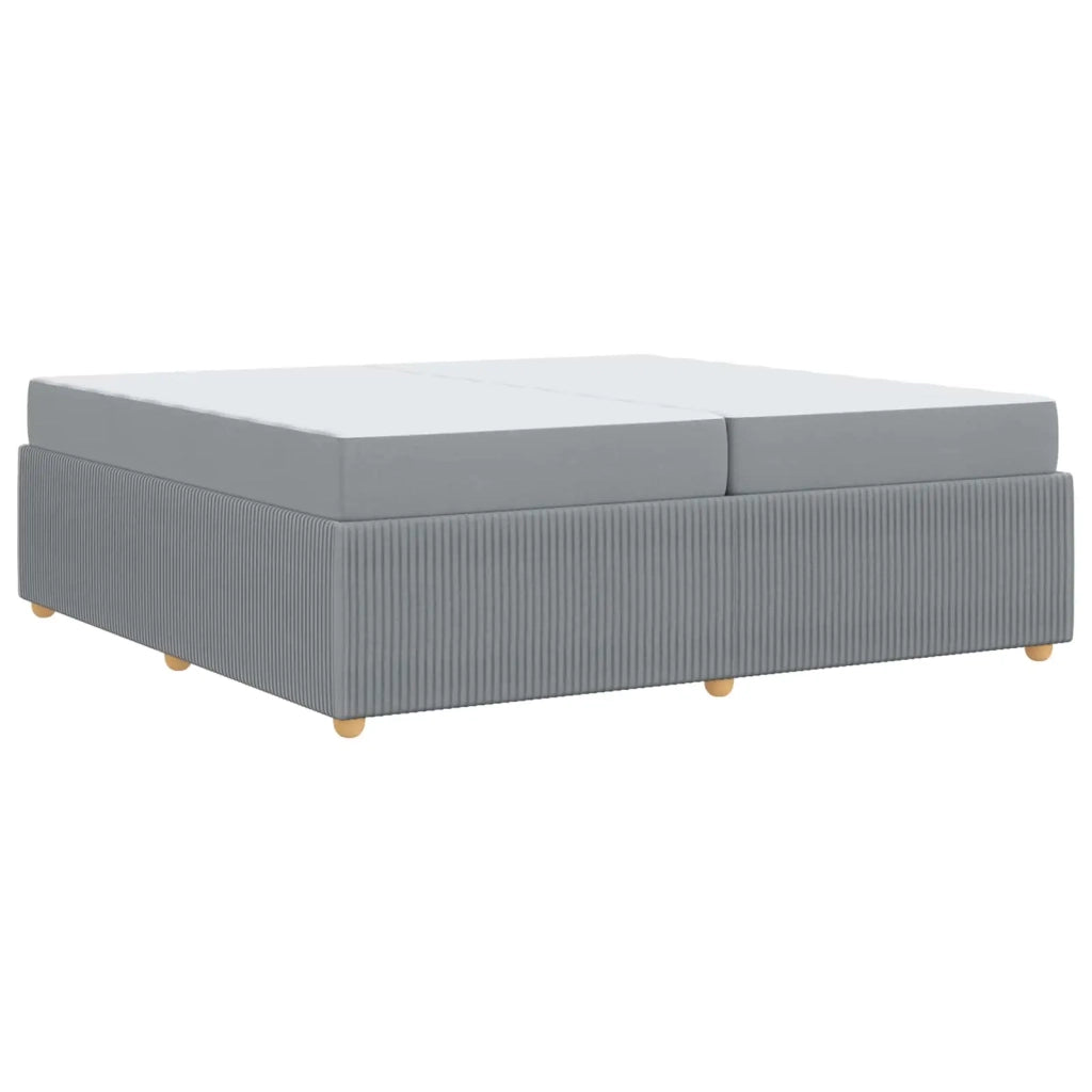 Struttura del letto Grigio chiaro 200 x 200 cm Tessuto 3398431