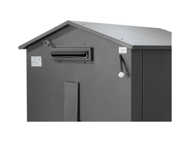 Forno a legna Domus 45x80cm antracite Clementi senza canna fumaria