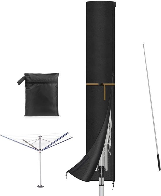 Hoes per asse di stiro, parasolhoes piccolo con maniglia, impermeabile, resistente al vento, copertura per asse di stiro 200x32cm
