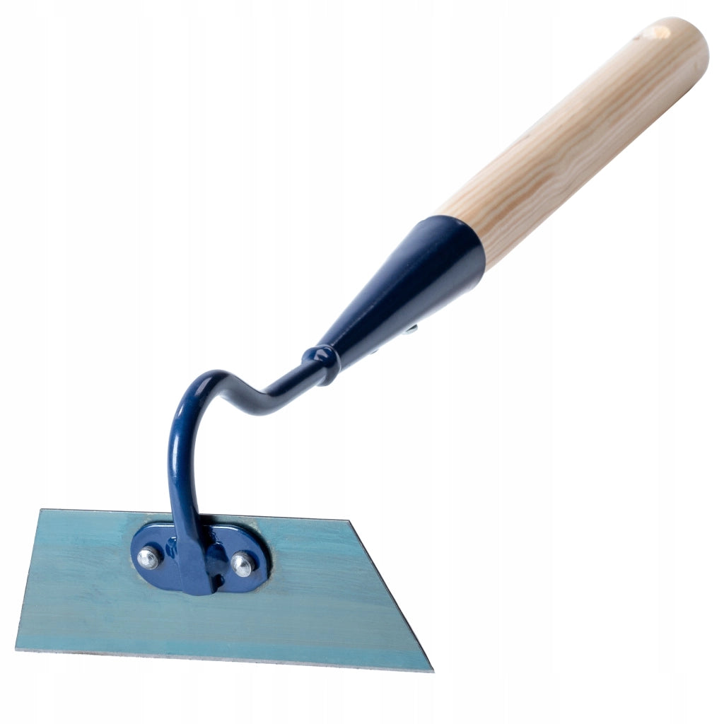 Gancio per zappa da giardino KADAX da 14 cm per estirpare le erbacce, con manico in legno.