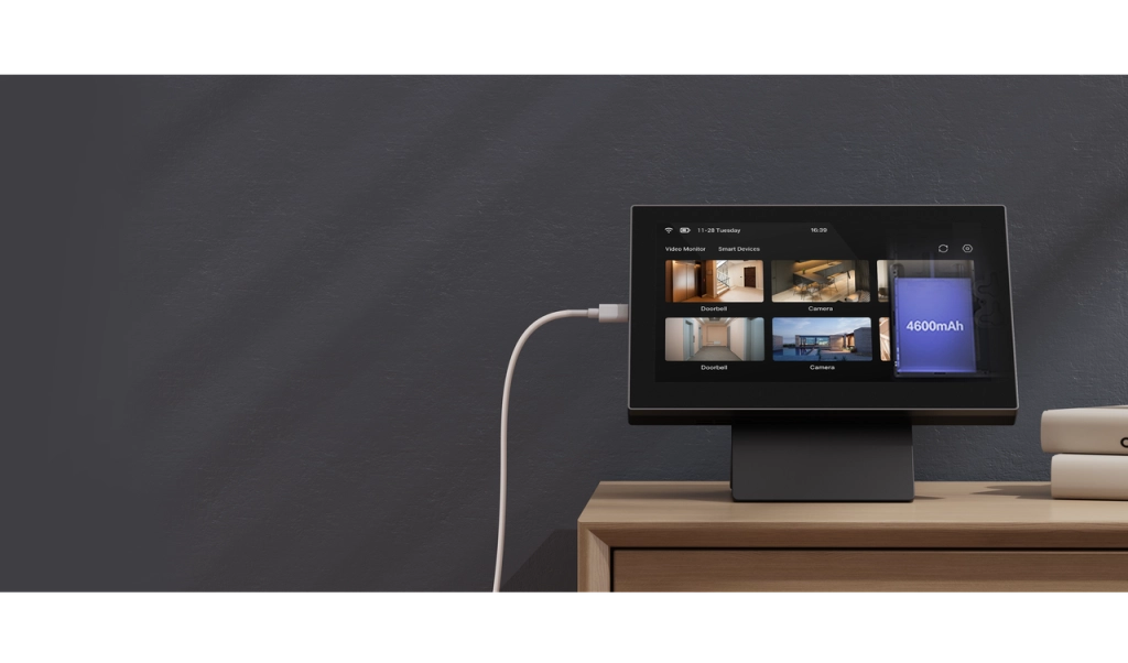 EZVIZ SD7 Schermo Intelligente Senza Fili. Touch Screen IPS da 7" Pollici. Integrazione Intelligente con Dispositivi EZVIZ. Audio Bidirezionale. Wi-Fi 2.4 GHz. Installazione Facile
