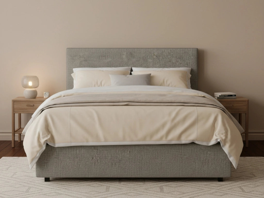 Redditch, Letto Piazza e Mezza Sfoderabile Made in Italy, Grigio Cenere