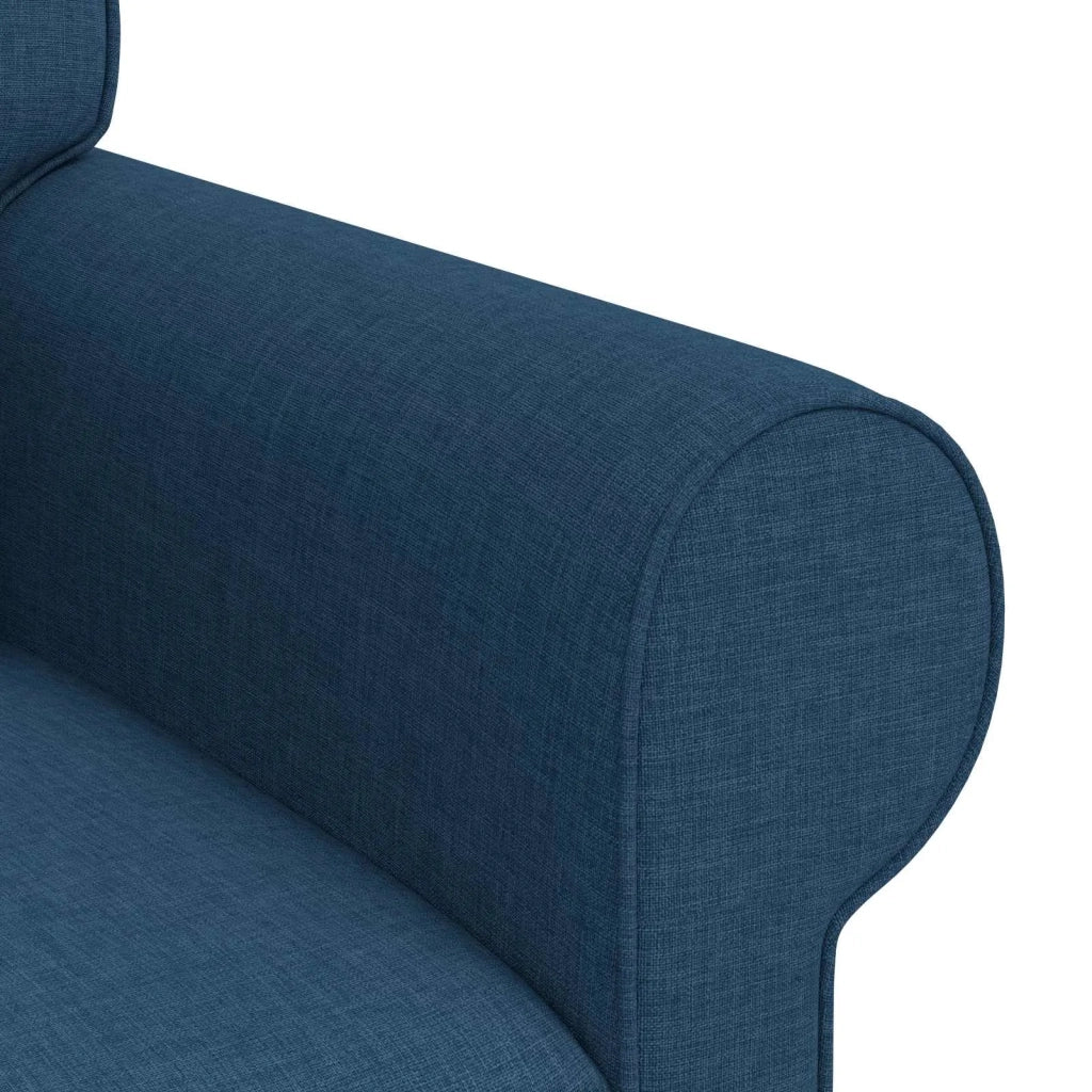 Divano Blu 215 x 82 x 80 cm Tessuto 42024319