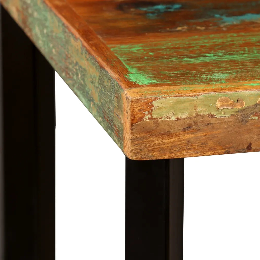 Tavolo da Bar in Legno Massello di Recupero 60x60x107 cm 245439