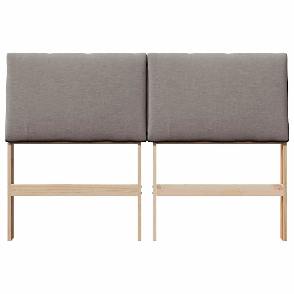 Testiera imbottita Talpa 140 cm Pino massello 879287