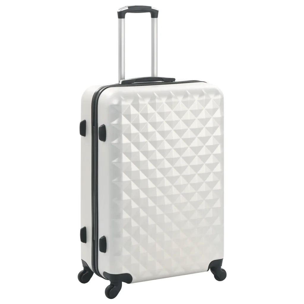Set Trolley a Custodia Rigida 3 pz Argento Lucido in ABS CFW8930499