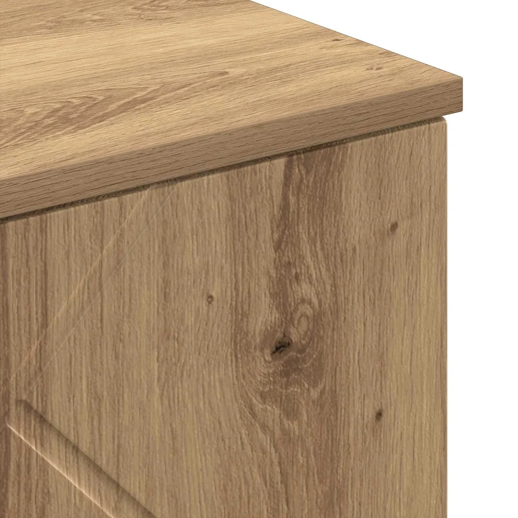 Mobile da Bagno | Armadio da bagno con porta Rovere artigianale 30 x 31,5 x 61 cm