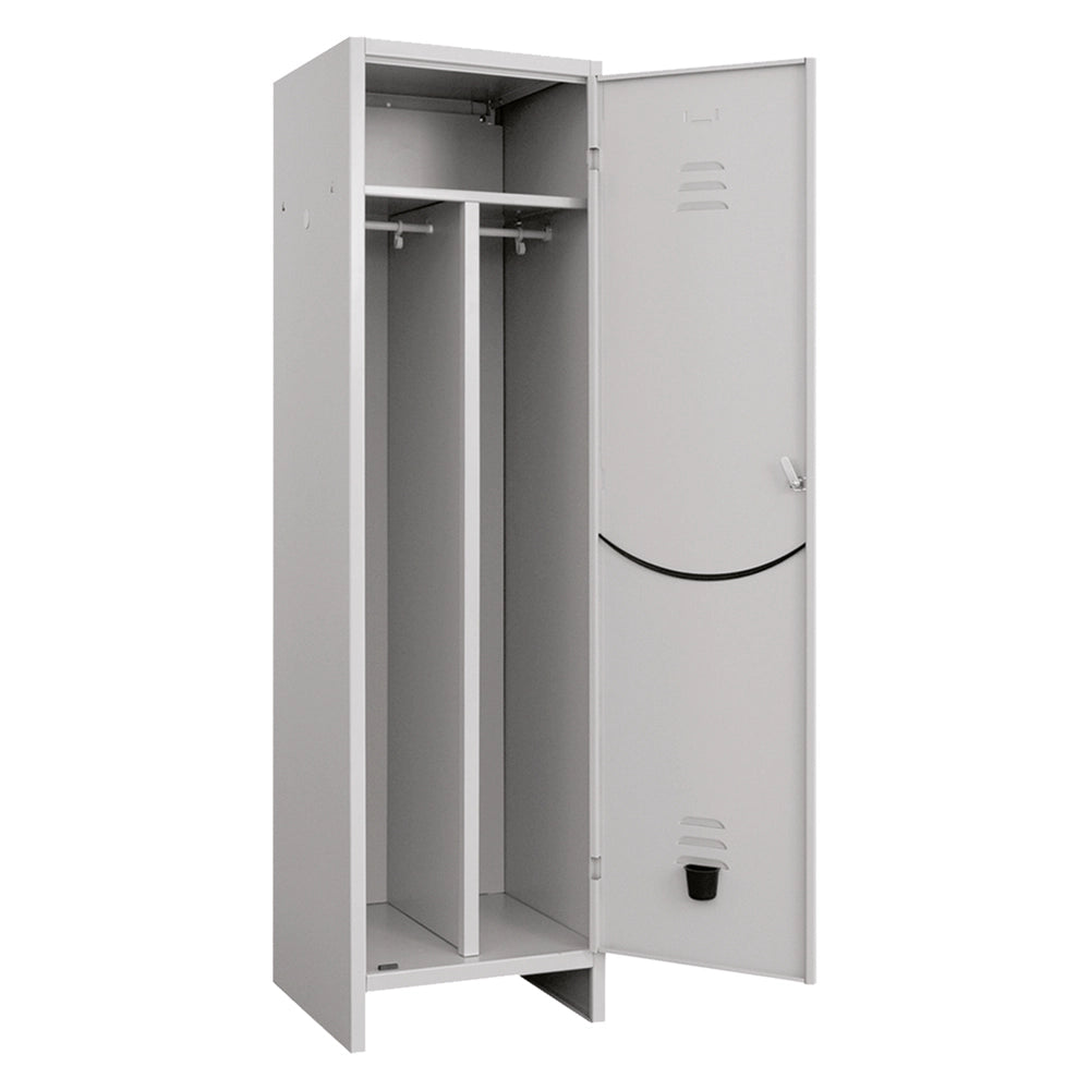 ARMADIO SPOGLIATOIO 'SPORCO/PULITO' cm L.50 x P.50 x H.180  - PROMETAL