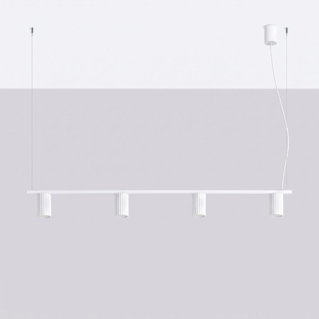 Lampadario KARBON 4 bianco
